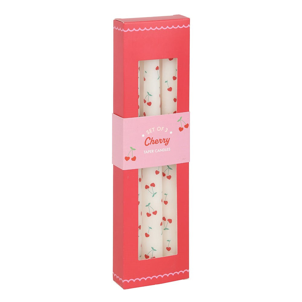 Love Bug Cherry Taper Candles