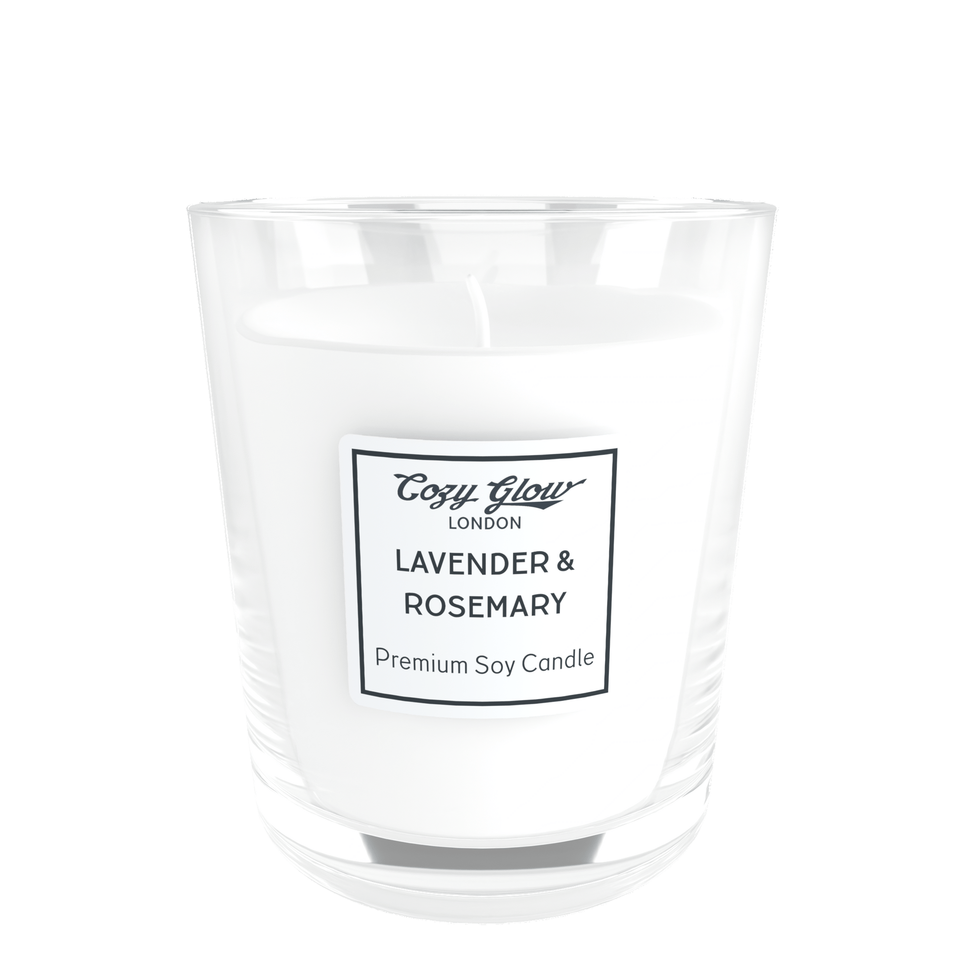 Cozy Glow Lavender & Rosemary Premium Soy Candle