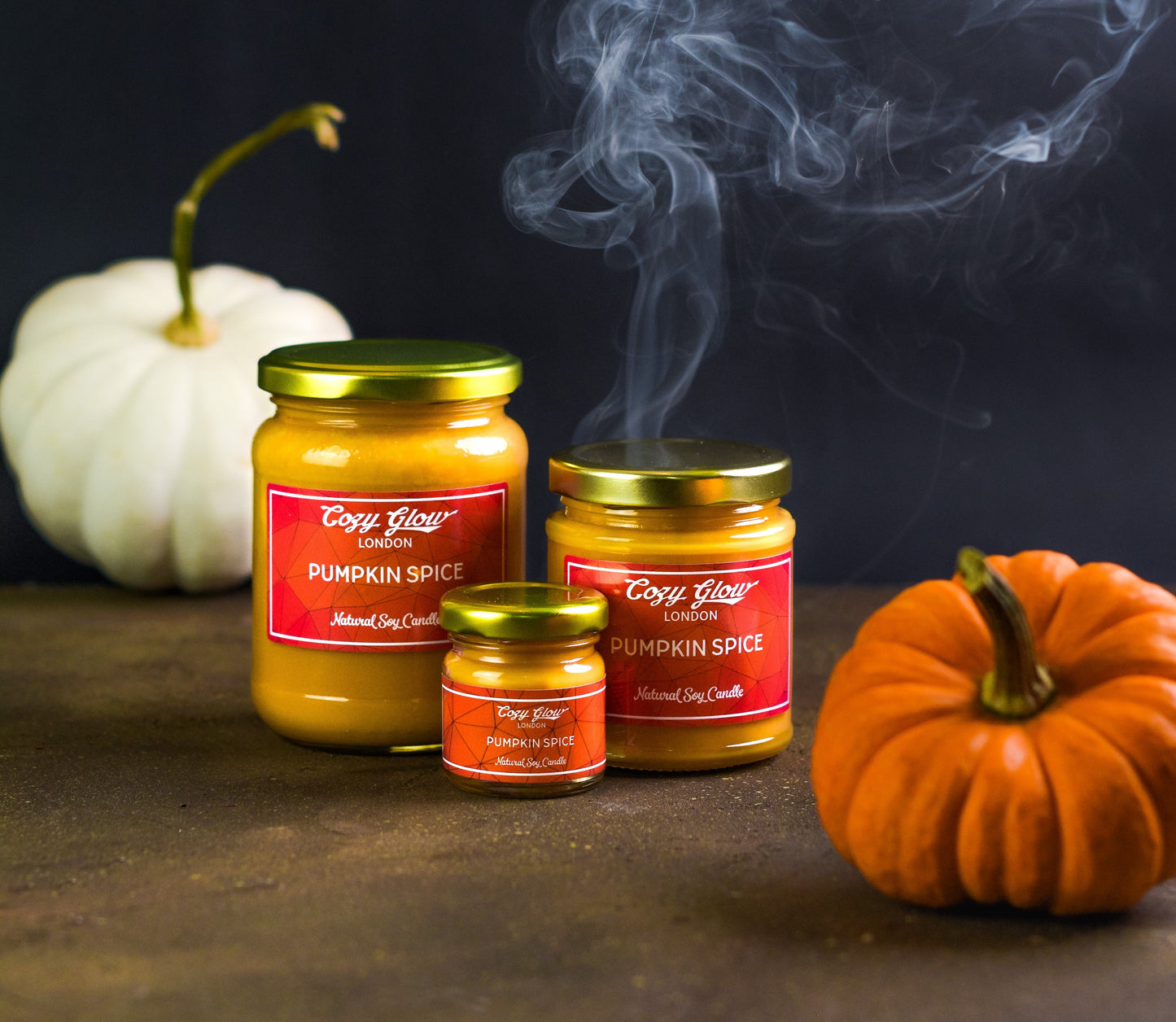 Autumn Trio Gift Box - Pumpkin Spice, Fireside and Pecan Pie