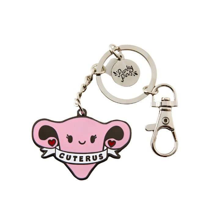 Cuterus Uterus Hard Enamel Keyring