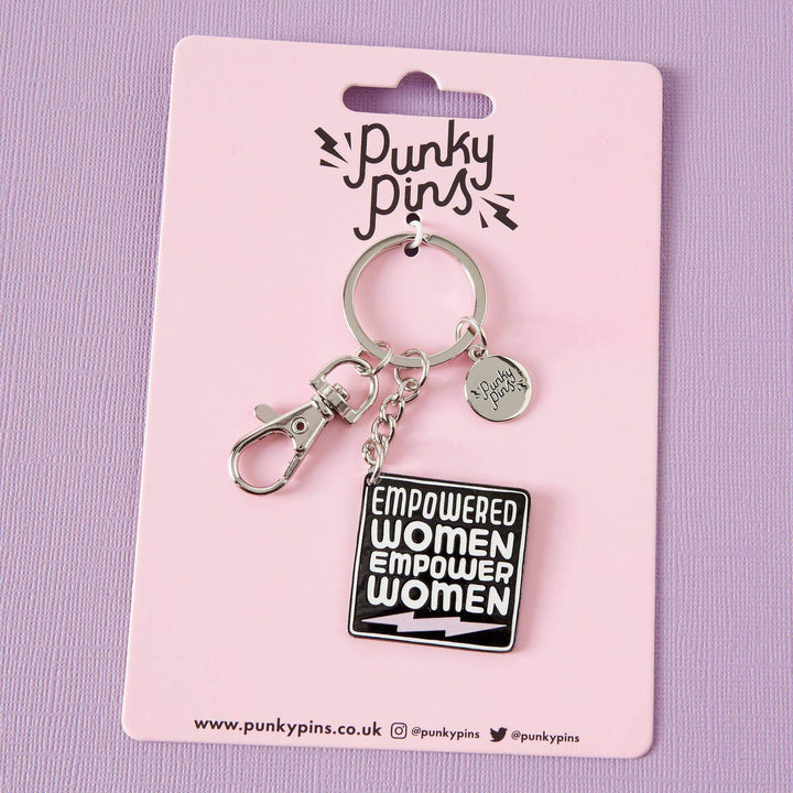 Empowered Women Enamel Keyring Accessory