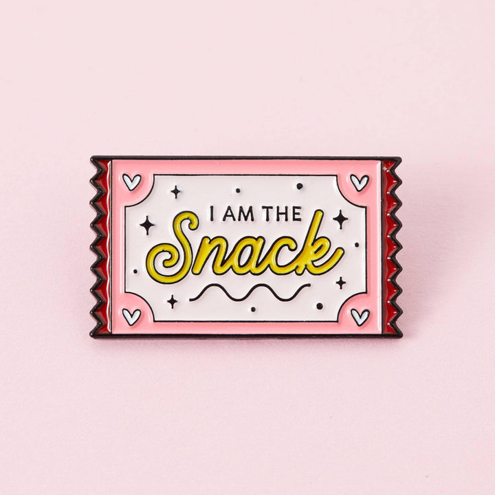 I Am The Snack Enamel Pin Badge