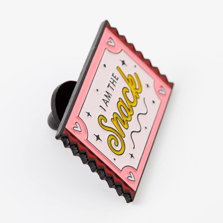 I Am The Snack Enamel Pin Badge