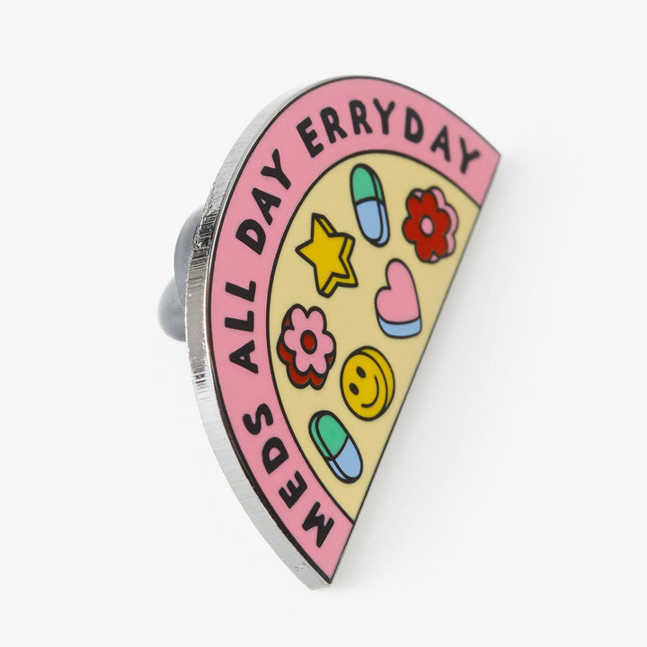 Meds All Day Enamel Pin Badge