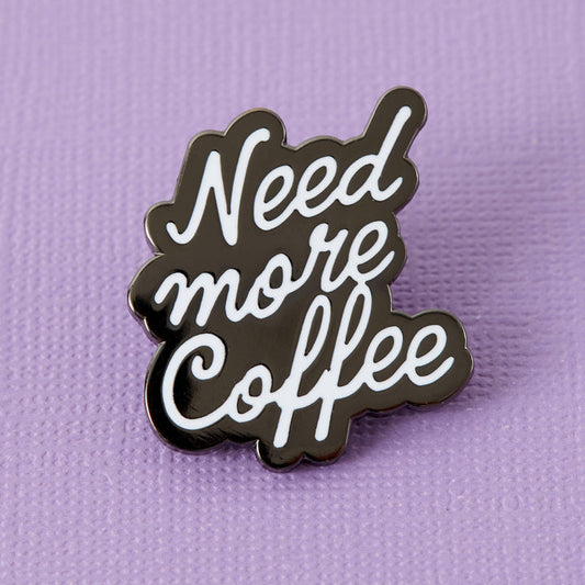 Funny Coffee Enamel Pin