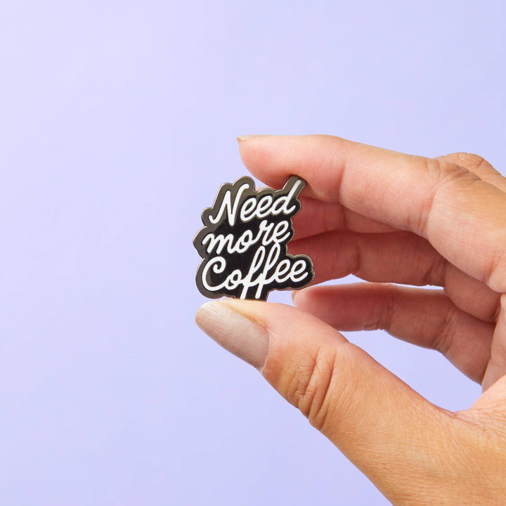 Funny Coffee Enamel Pin