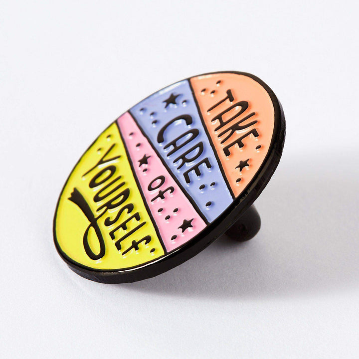 Take Care Soft Enamel Pin Badge