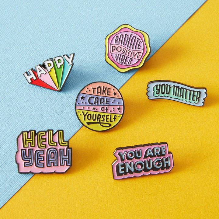 You Are Enough Empowering Enamel Pin - Stylish Badge for Self-Love