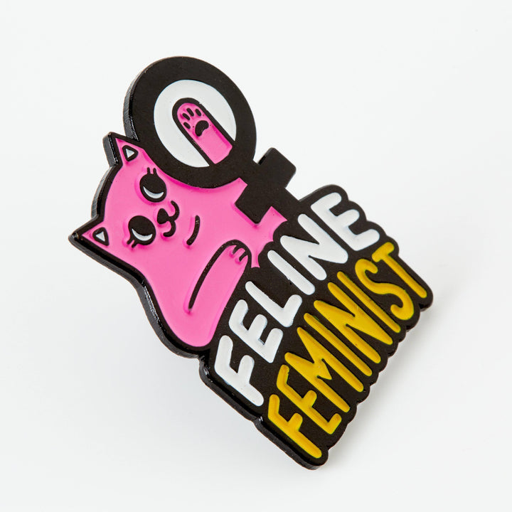 Feline Feminist Enamel Pin