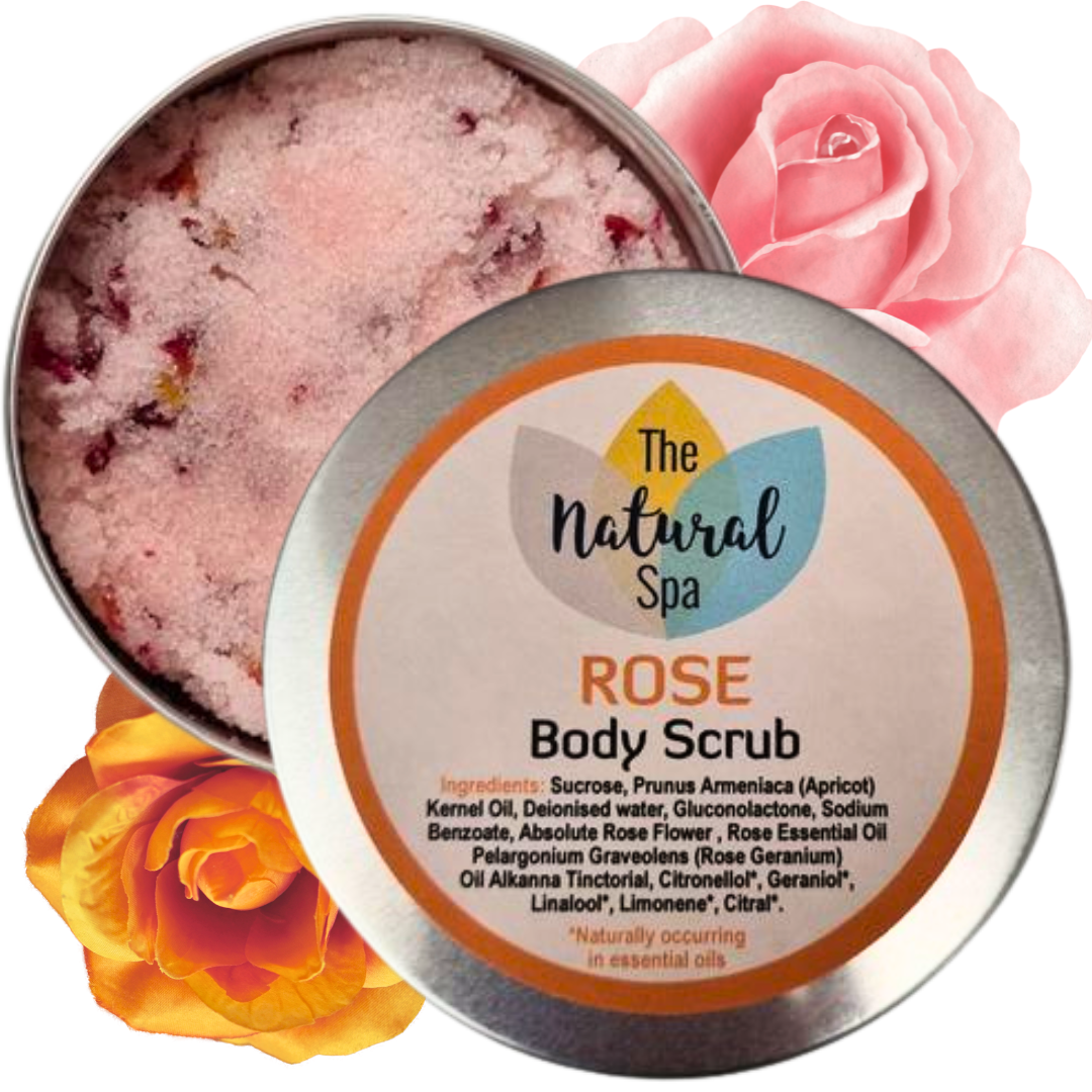 Rose Sugar Scrub - 3 different size option