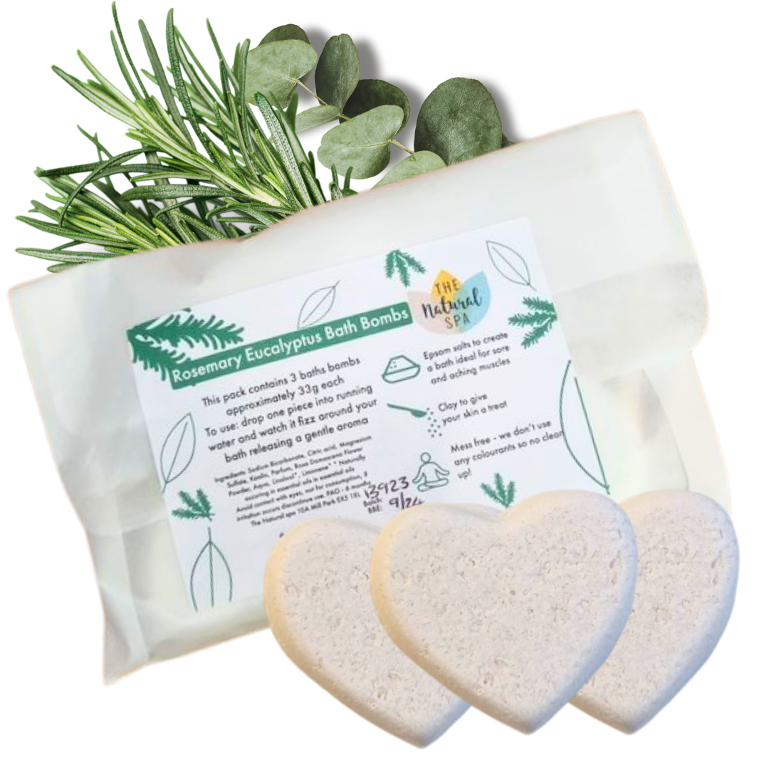 Rosemary Eucalyptus Aromatherapy Bath Bombs